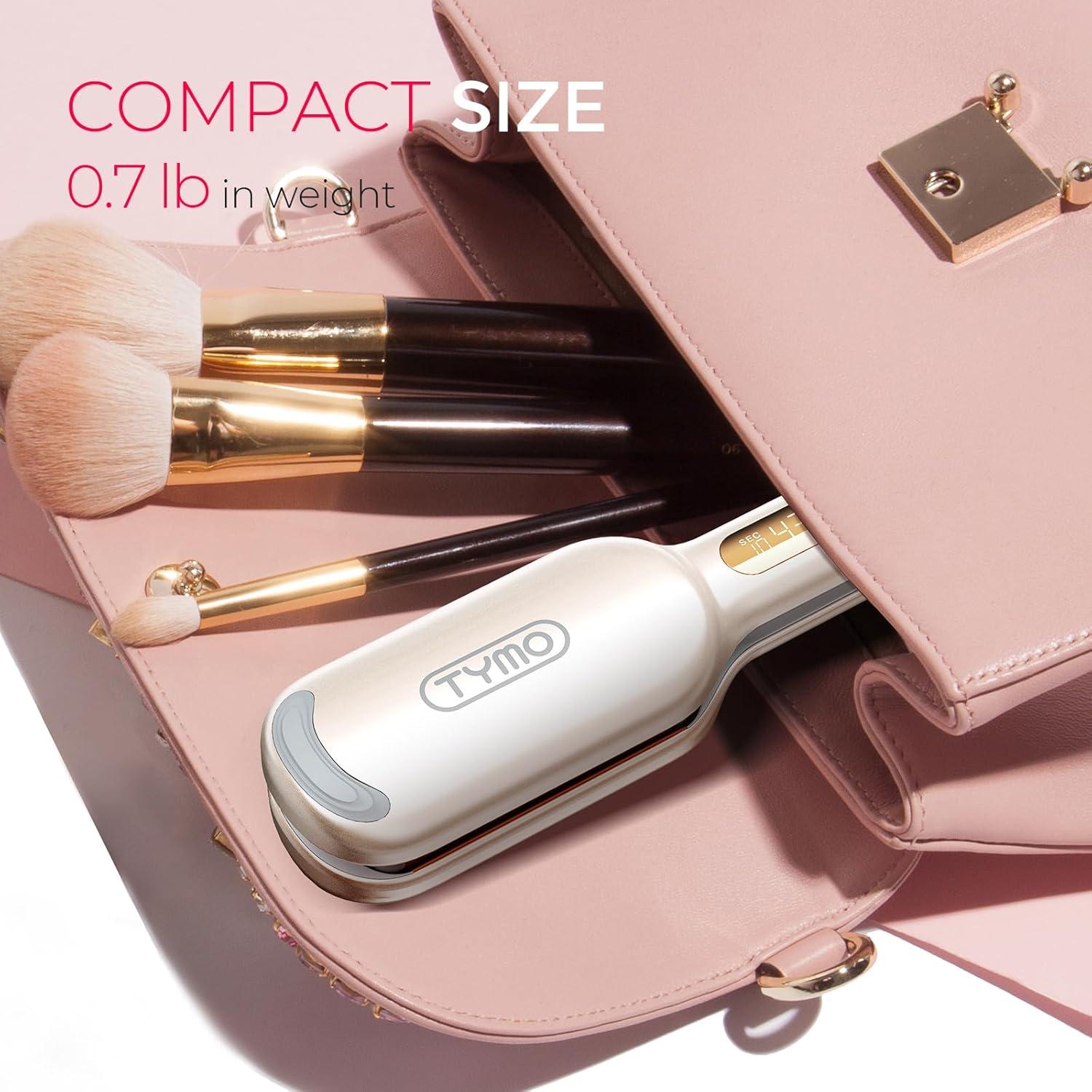 image:imageCurling Iron Hair Crimper Waver TYMO ROVY Beach Waves Curling Wand Ionic Deep Waver Hair Curler Tool with Ceramic 3 Barrel for Women Dual Voltage AntiScald Easy to Use Pink 125 InchElegant Gold