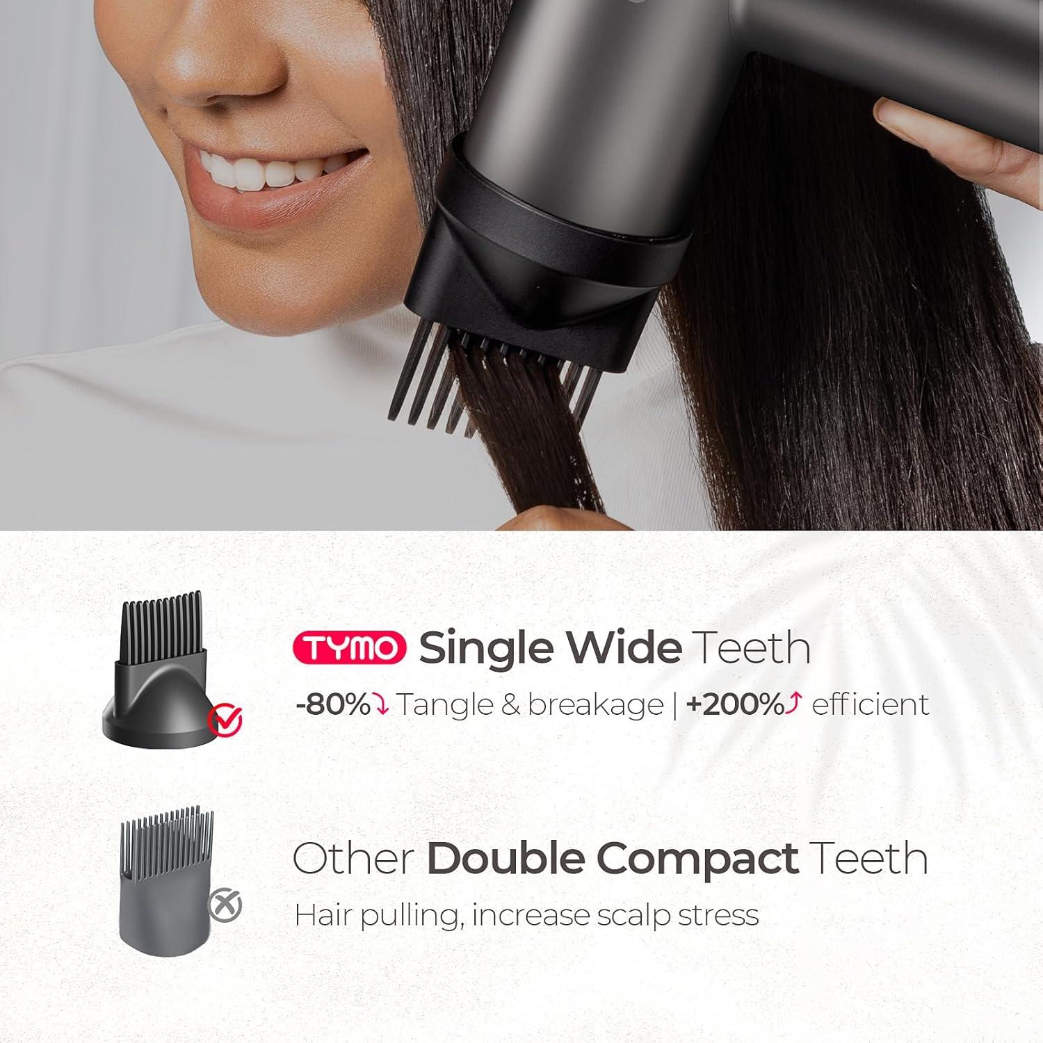 image:imageTYMO AIRHYPE Lite Hair Dryer x1 Comb Attachment x1 Concentrator Attachment x1