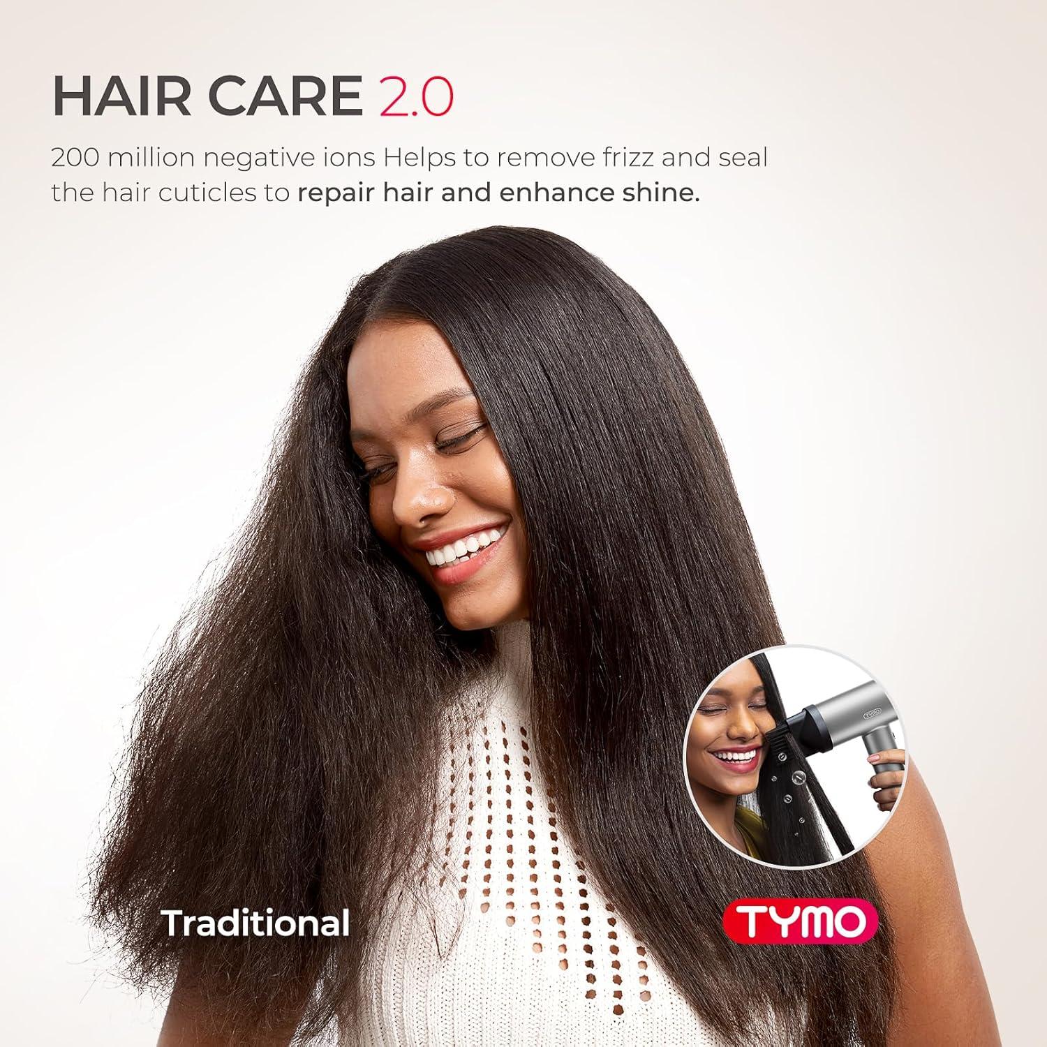 image:imageTYMO AIRHYPE Lite Hair Dryer x1 Comb Attachment x1 Concentrator Attachment x1
