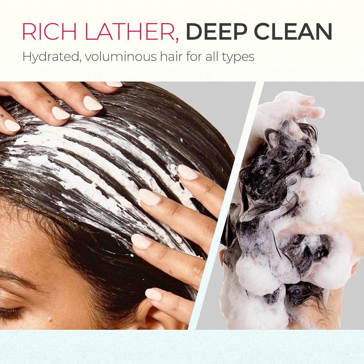 image:imageTYMO Clarifying Shampoo for Women Natural Formula Shampoo for Oily Hair Remove Build Up Deep Clean Hair and Scalp Cleaning Biotin amp Sulfate Free 35 Oz Volumizing amp Repair Argan OilVolumizing Repair Argan Oil