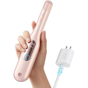 TYMO Cordless Mini Flat Iron, 0.65″ Mini Hair Straightener Pencil Curling Iron for Short Hair, 200M Ions Lightweight Ceramic Curler for Pixie Cut, Bob & Curls, 3X Less Heat Damage, Dual Voltage, Pink